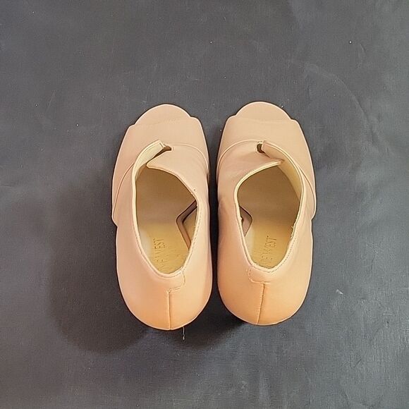 BRAND NEW WEST PEEP TOE HIGH HEEL STILETTOS ANKLE BOOTIES - Picture 5 of 15